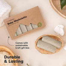 Load image into Gallery viewer, Deluxe Baby Washcloths (Earth Brown)
