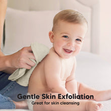 Load image into Gallery viewer, Deluxe Baby Washcloths (Stone/Dove)