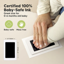 Load image into Gallery viewer, Duo Clean Touch Inkless Hand & Footprint Frame Kit (Vintage White)