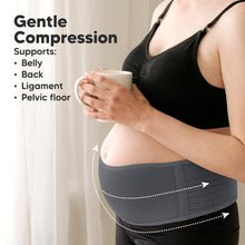 Load image into Gallery viewer, Ease Maternity Support Belt (Mystic Gray)