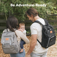 Load image into Gallery viewer, Explorer Diaper Bag (Trendy Black)