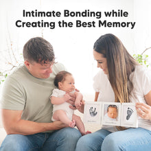 Load image into Gallery viewer, Fond Clean Touch Inkless Hand and Footprint Frame (White/Silver)