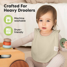 Load image into Gallery viewer, 8-Pack Hallo Drool Bibs (Dahlia)
