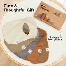 Load image into Gallery viewer, 8-Pack Hallo Drool Bibs (Terracotta)
