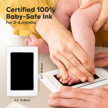 Load image into Gallery viewer, Heartfelt Clean Touch Inkless Hand & Footprint Frame Kit with Letterboard