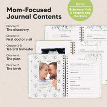 Load image into Gallery viewer, Inspire Pregnancy Journal (Sage)