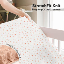 Load image into Gallery viewer, Isla Fitted Crib Sheets (Butterflies)