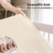 Load image into Gallery viewer, Isla Fitted Crib Sheets (Cameo)