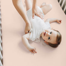 Load image into Gallery viewer, Isla Fitted Crib Sheets (Cameo)