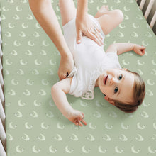 Load image into Gallery viewer, Isla Fitted Crib Sheets (Lunaris)