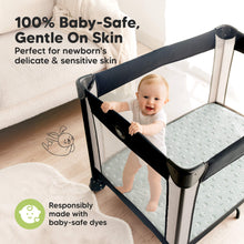 Load image into Gallery viewer, Isla Fitted Mini Crib Sheets (Daisies)