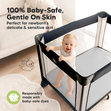 Load image into Gallery viewer, Isla Fitted Mini Crib Sheets (French Gray)