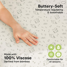 Load image into Gallery viewer, Isla Fitted Mini Crib Sheets (Pine Grove)