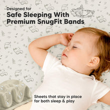 Load image into Gallery viewer, Isla Fitted Mini Crib Sheets (Pine Grove)