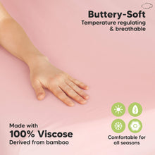 Load image into Gallery viewer, Isla Fitted Mini Crib Sheets (Rose)