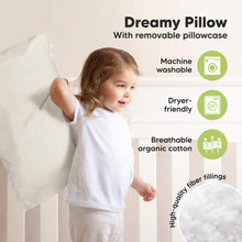 Load image into Gallery viewer, Jumbo Toddler Pillow with Pillowcase (Clay)