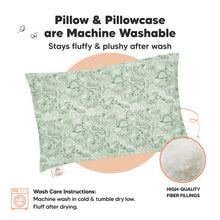 Load image into Gallery viewer, Jumbo Toddler Pillow with Pillowcase (DinoDood)