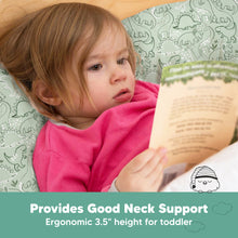 Load image into Gallery viewer, Jumbo Toddler Pillow with Pillowcase (DinoDood)