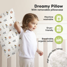 Load image into Gallery viewer, Jumbo Toddler Pillow with Pillowcase (Barn)