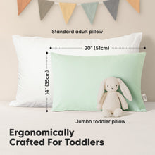 Load image into Gallery viewer, 2-Pack Jumbo Toddler Pillows Without Pillowcase
