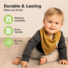 Load image into Gallery viewer, 8-Pack Lumi Muslin Bandana Bibs