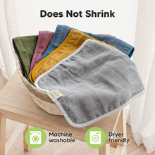 Load image into Gallery viewer, 5-Pack Lumi Muslin Burp Cloths