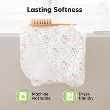 Load image into Gallery viewer, Luxe Baby Hooded Towel (Wildflowers)
