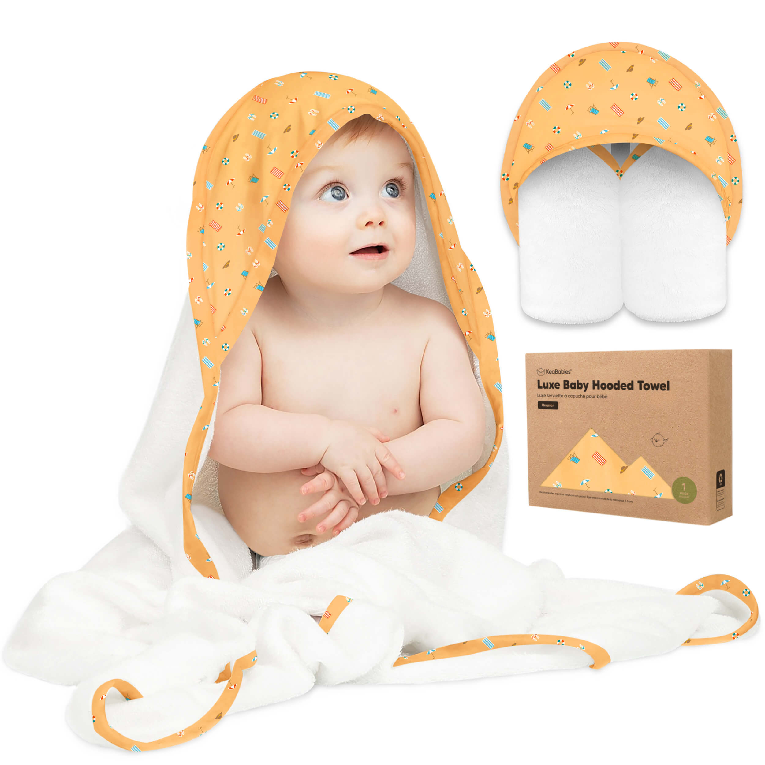 Bamboo Baby Hooded Bath Towels for Kids – KeaBabies