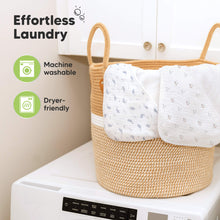 Load image into Gallery viewer, Lyra Muslin Hooded Towel (Petunia)