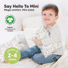 Load image into Gallery viewer, Mini Toddler Pillow With Pillowcase (Roadway)