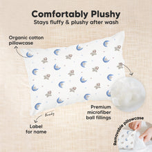 Load image into Gallery viewer, Mini Toddler Pillow With Pillowcase (Space Drift)