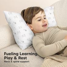 Load image into Gallery viewer, Cuddly Toddler Pillow with Pillowcase (Bumble Bear)