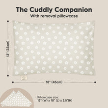 Load image into Gallery viewer, Cuddly Toddler Pillow with Pillowcase (Meadow)