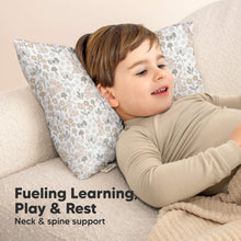 Load image into Gallery viewer, Cuddly Toddler Pillow with Pillowcase (Prairie)