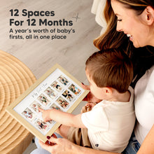 Load image into Gallery viewer, Nova Baby's First Year Picture Frame (Ash Wood)