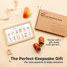 Load image into Gallery viewer, Nova Baby's First Year Picture Frame (Ash Wood)