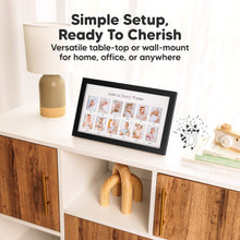 Load image into Gallery viewer, Nova Baby's First Year Picture Frame (Onyx Black)