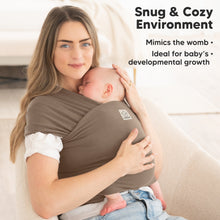 Load image into Gallery viewer, KeaBabies Original Wrap Carrier (Saddle Brown)