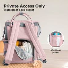 Load image into Gallery viewer, Original Diaper Bag (Pink Gray)