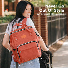 Load image into Gallery viewer, Original Diaper Bag (Rustic Red)