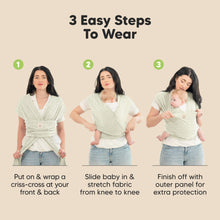 Load image into Gallery viewer, KeaBabies Original Wrap Carrier (Chevron Maze)