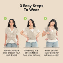 Load image into Gallery viewer, KeaBabies Original Wrap Carrier (Leafy)