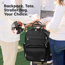 Load image into Gallery viewer, Play Diaper Bag (Trendy Black)