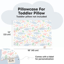 Load image into Gallery viewer, Printed Toddler Pillowcase 13X18" (Narwhal)