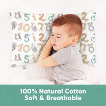 Load image into Gallery viewer, Printed Toddler Pillowcase 13X18" (Wild Count)