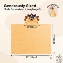 Load image into Gallery viewer, PlayPals Hooded Towel (Leo)