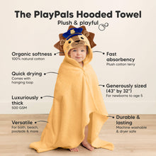 Load image into Gallery viewer, PlayPals Hooded Towel (Leo)