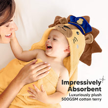 Load image into Gallery viewer, PlayPals Hooded Towel (Leo)