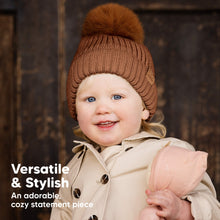 Load image into Gallery viewer, 2-Pack Pom Knitted Beanie