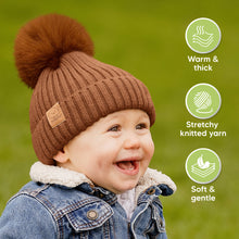 Load image into Gallery viewer, 2-Pack Pom Knitted Beanie